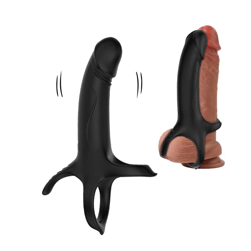 Dildo para Penetracion Doble con Vibracion