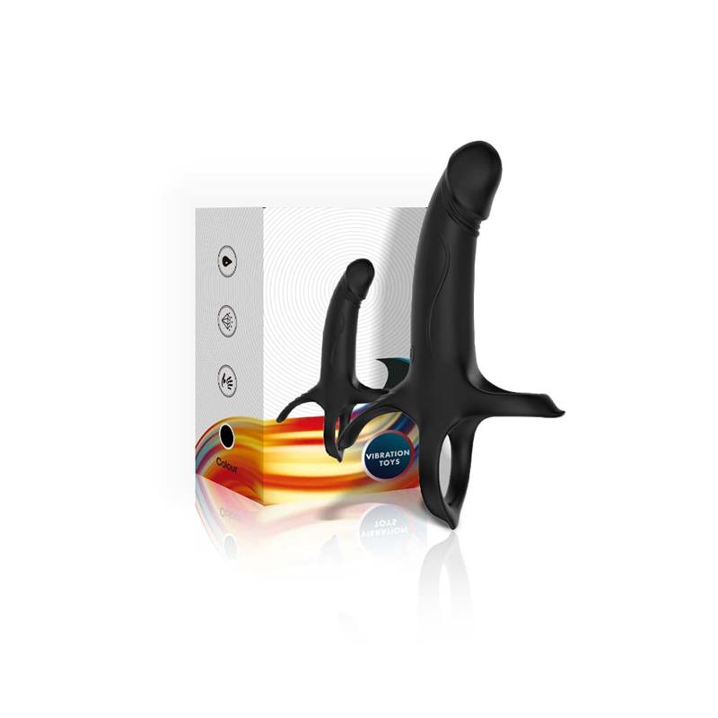 Dildo para Penetracion Doble con Vibracion