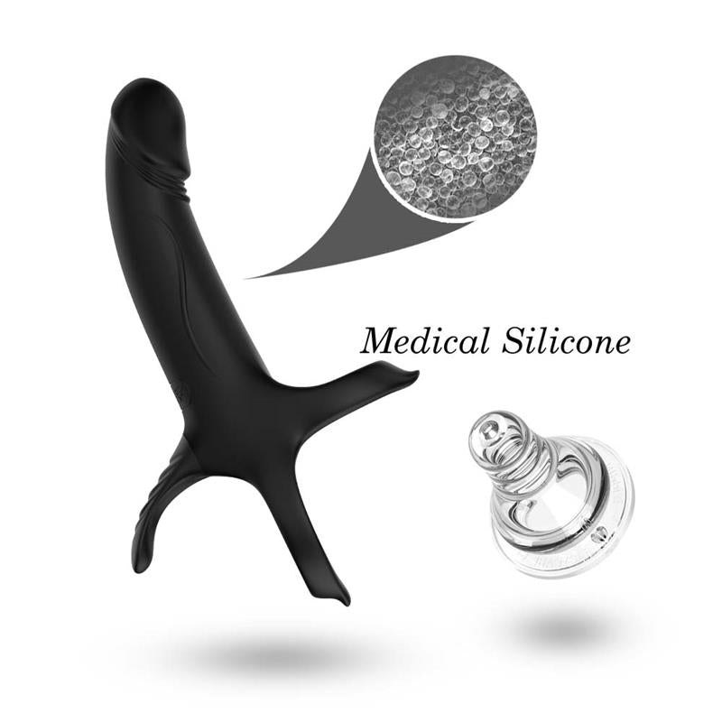 Dildo para Penetracion Doble con Vibracion