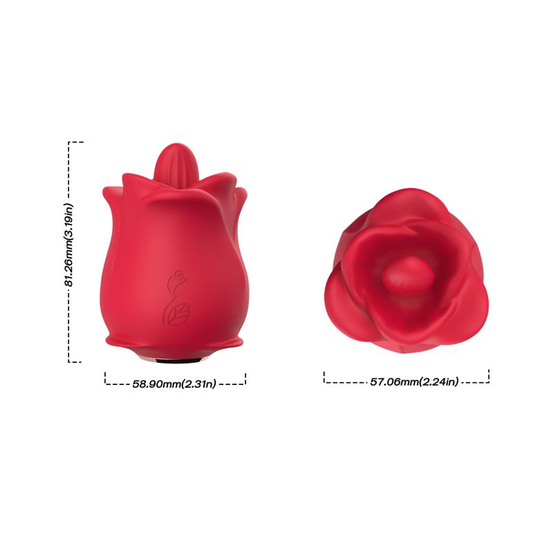 Rosa con Licking y Vibracion USB