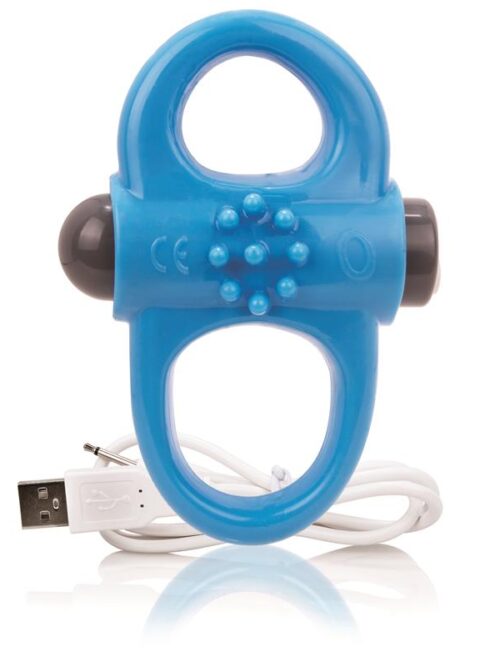 charged anillo vibrador yoga azul