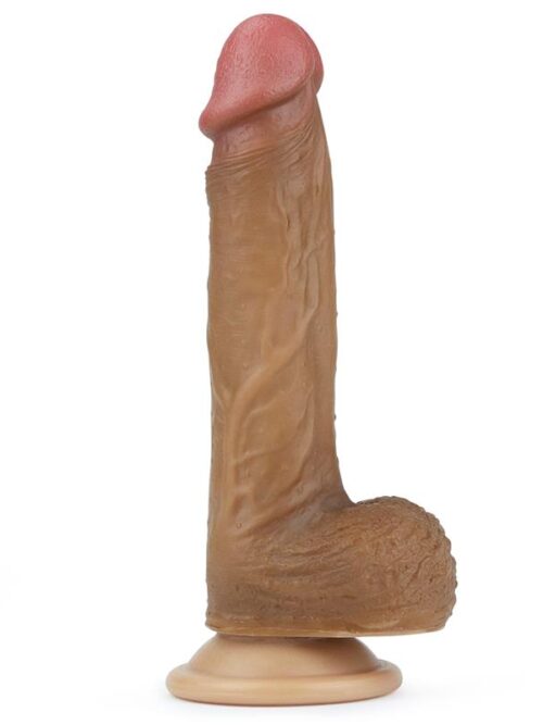 dildo nature 85 silicona liquida marron