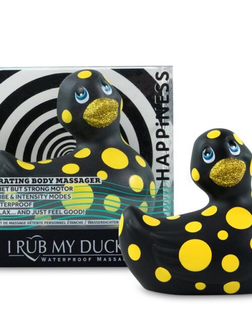 estimulador i rub my duckie 20 happiness negro y amarillo