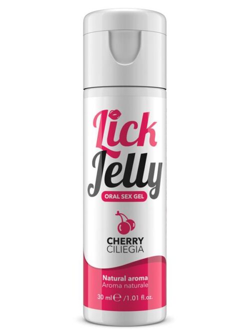 lick jelly lubricante comestible base de agua cereza 30 ml