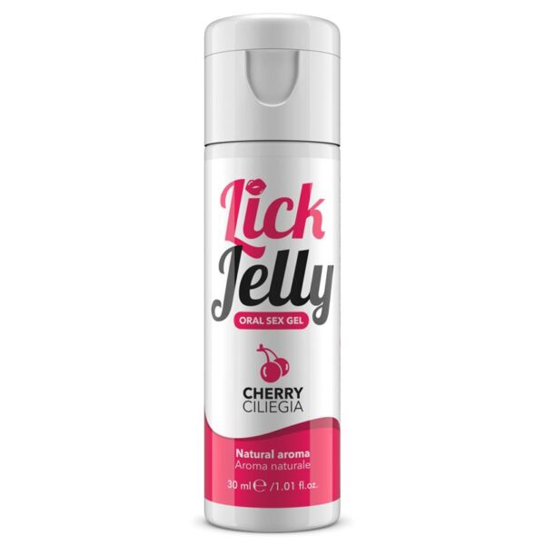 lick jelly lubricante comestible base de agua cereza 30 ml