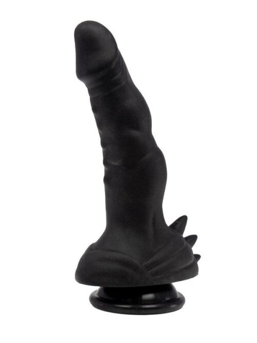 nicks dildo semi realista 1778 cm silicona negro