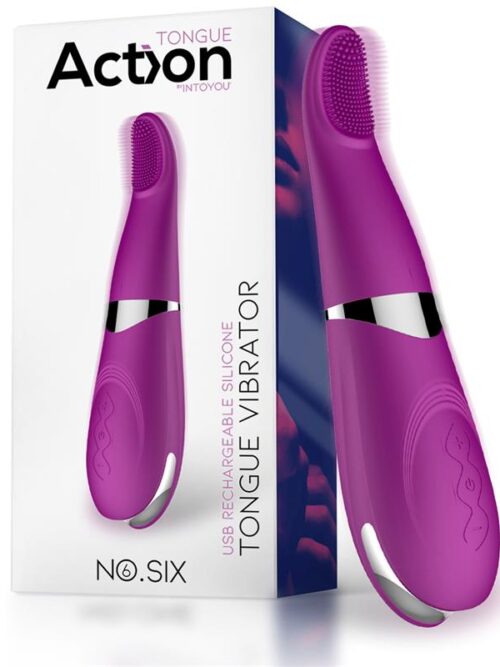 no six lengua vibradora de clitoris y punto g usb silicona