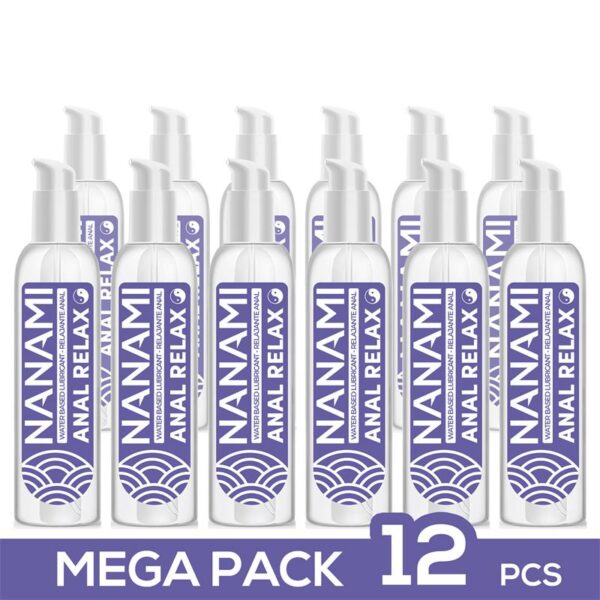 pack 12 lubricante anal relajante extra dilatacion base agua 150 ml