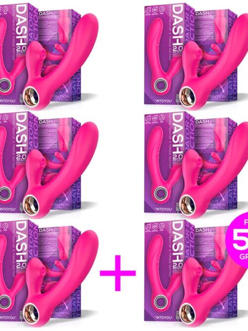 pack 51 dash 20 softer tip vibrador succionador lengua estimuladora funcion calor