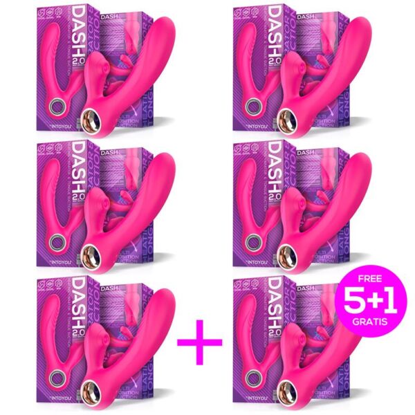 pack 51 dash 20 softer tip vibrador succionador lengua estimuladora funcion calor