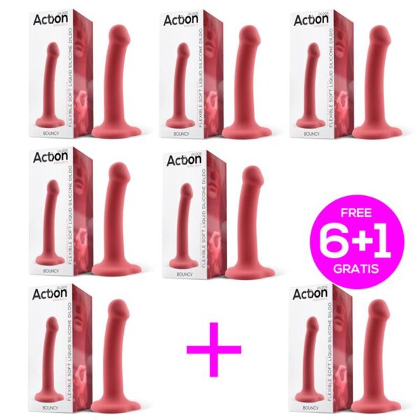 pack 61 bouncy dildo silicona liquida flexible 65 165 cm 1