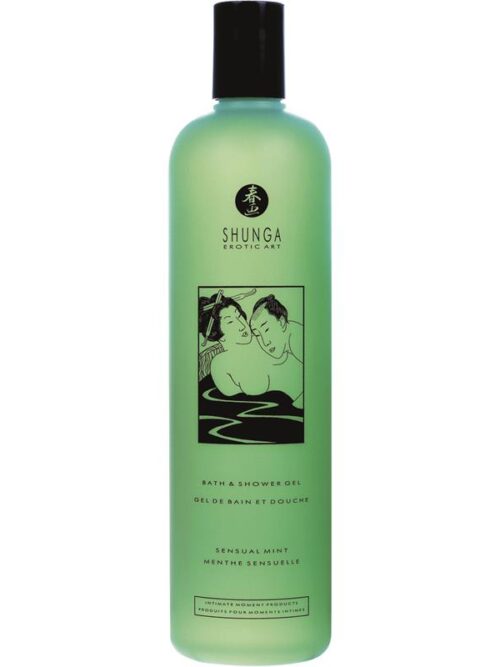 shunga gel de bano aroma a menta