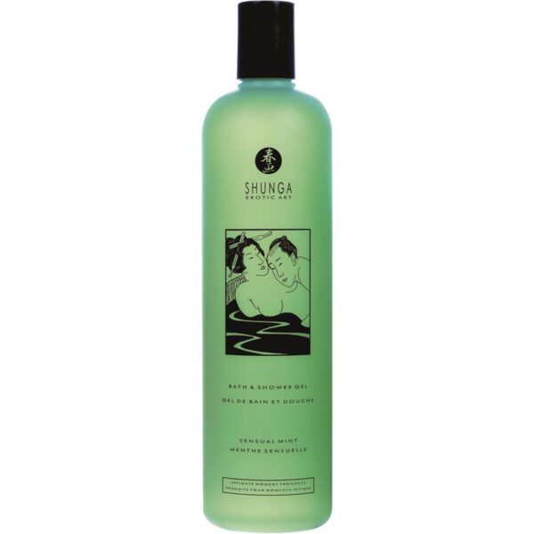 shunga gel de bano aroma a menta